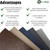King StarBoard Woodgrain HDPE Plastic Sheet