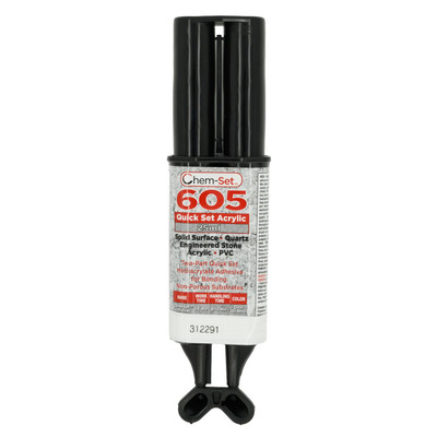 Chem-Set 605 Quick Set Acrylic Adhesive, 25 mL