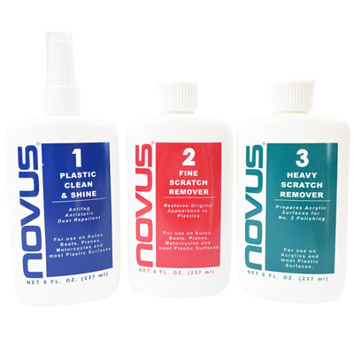 Novus Plastic Polish Bundle - 8 oz.