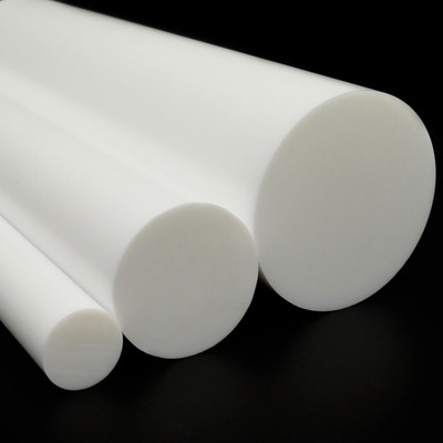 PTFE, White (Natural), Virgin, Plastic Rod, BuyPlastic Online, Custom Order Plastic Online